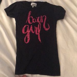 Girls Stirrups Clothing T-shirt Sz Small